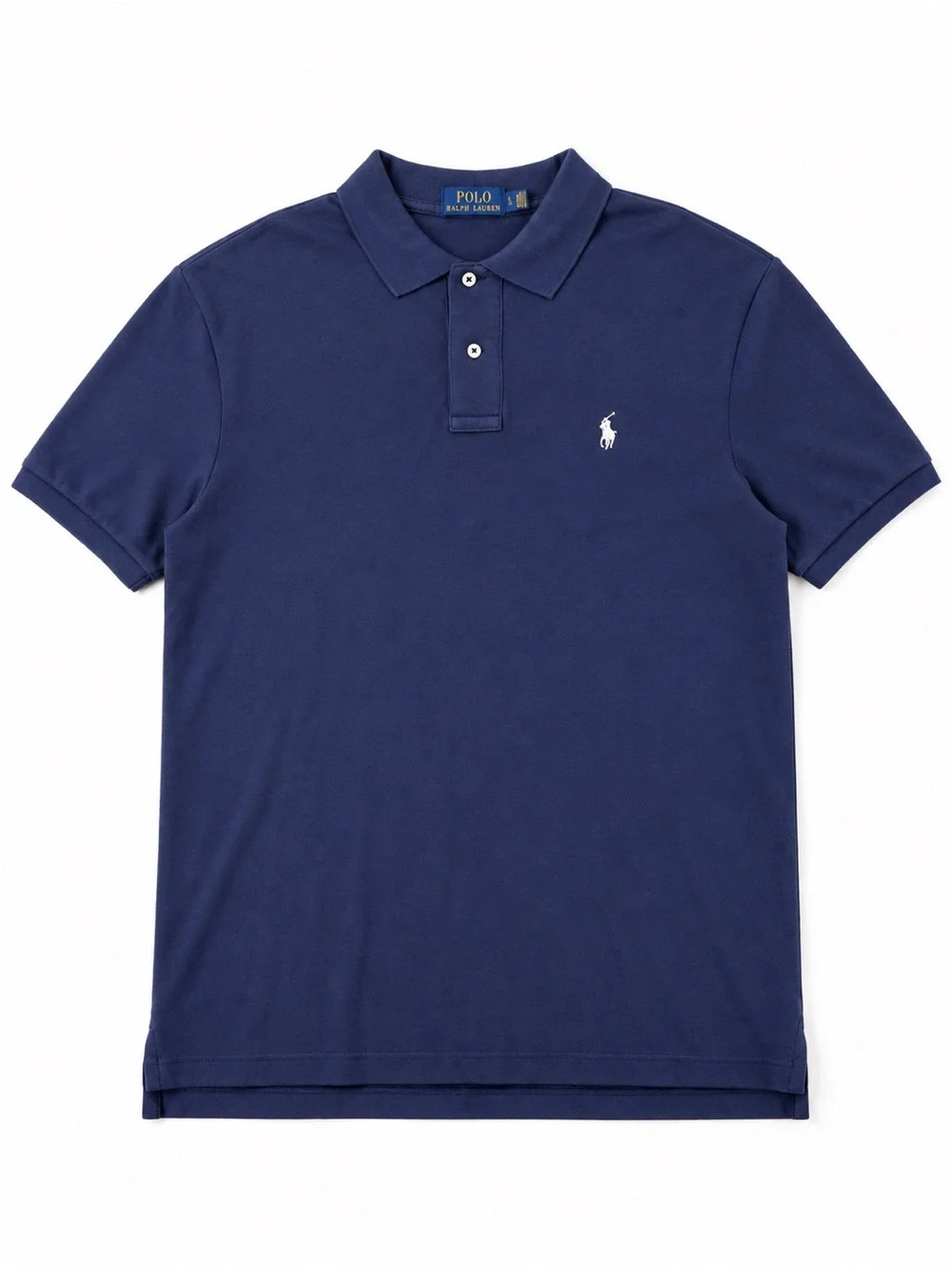 Polo Ralph Lauren Men’s Navy Blue Polo Shirt Large